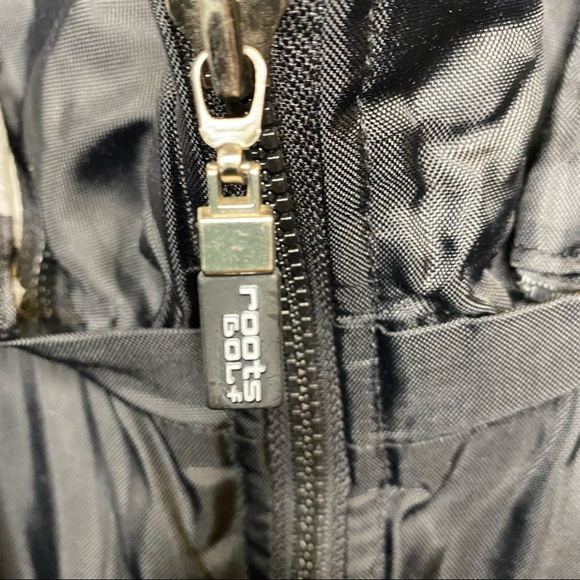 Roots Golf Jacket Black Lined Professional Staff Logo Embroidered Men’s Large - Picture 4 of 13